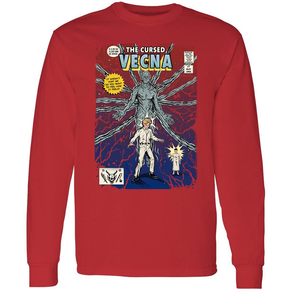Long Sleeve T-Shirt - 8EVU1SXJ - Red - 14