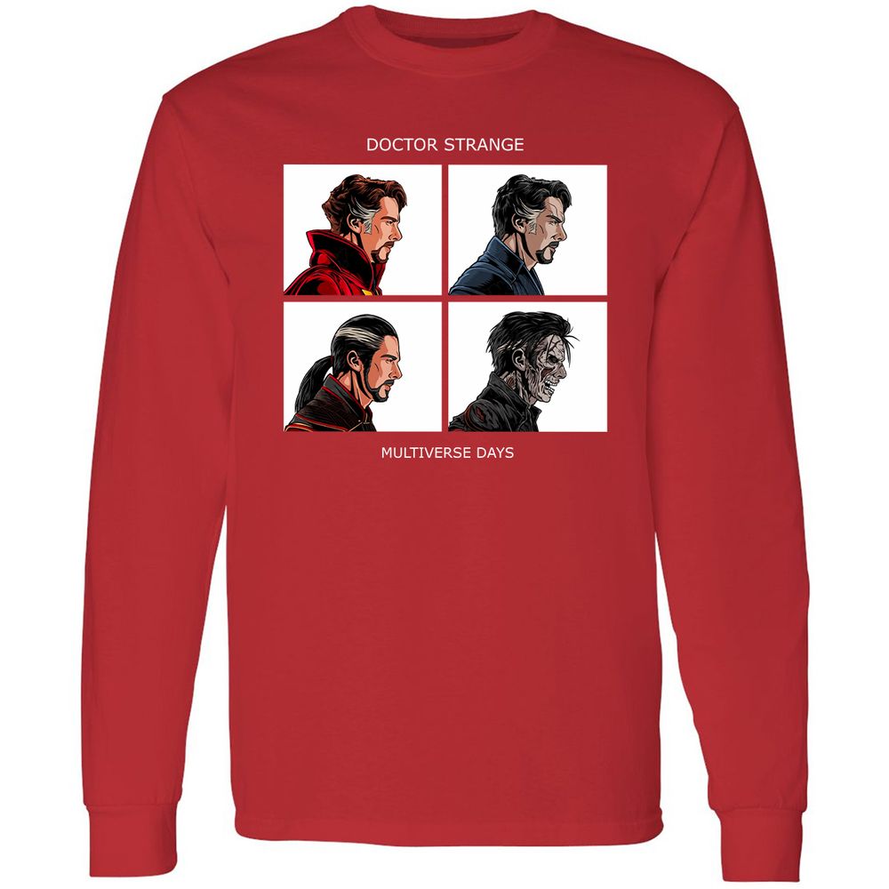 Long Sleeve T-Shirt - 4RS6JWJV - Red - 14