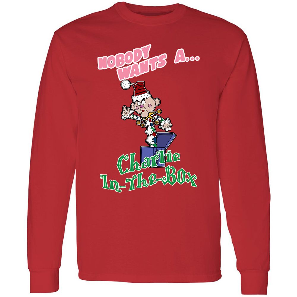 Long Sleeve T-Shirt - ZLJCRLLK - Red - 14