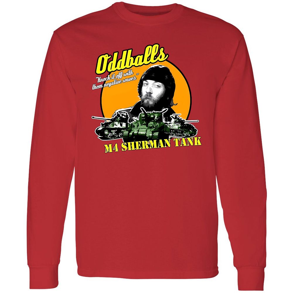 Long Sleeve T-Shirt - N61JVDHB - Red - 14