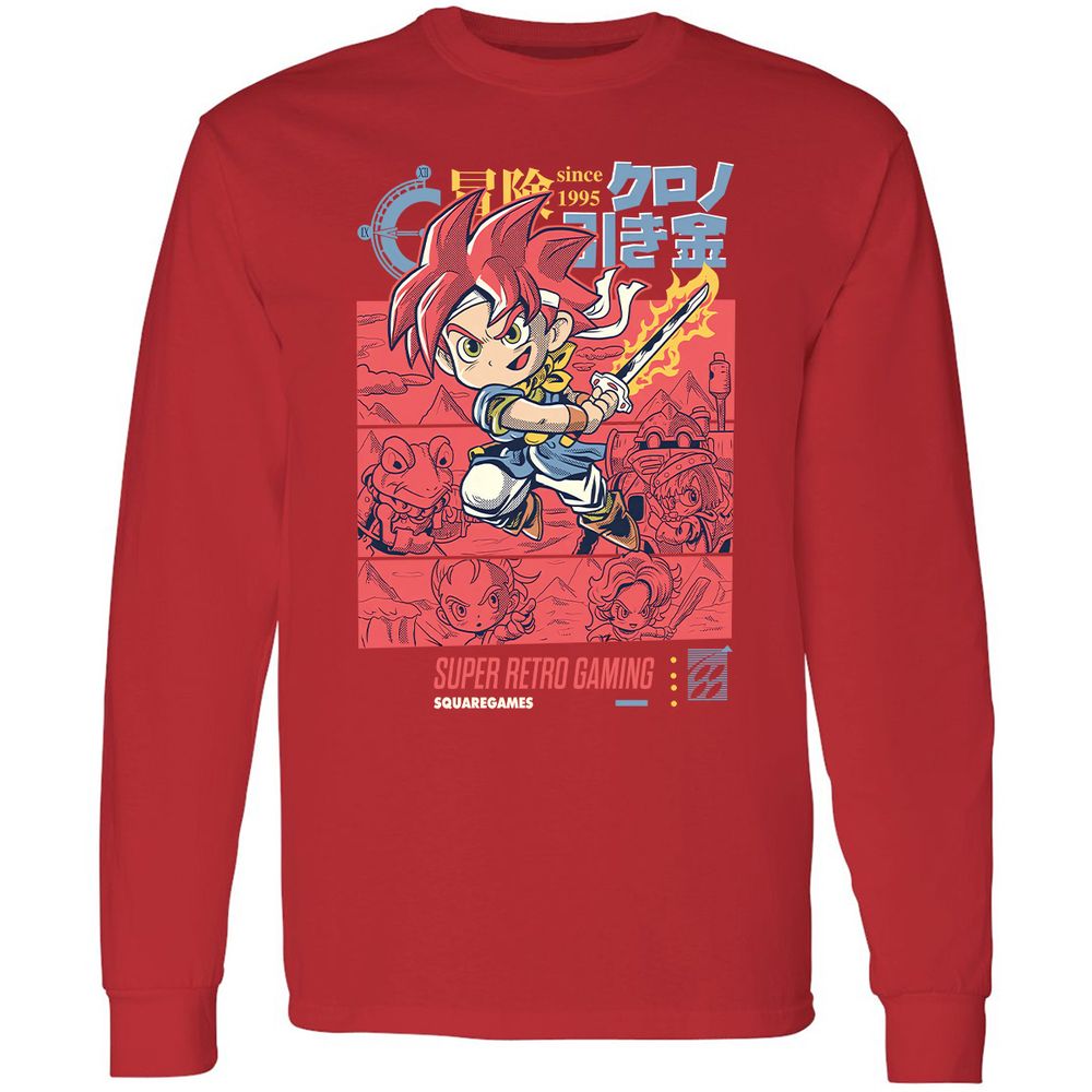 Long Sleeve T-Shirt - 51TUE3CF - Red - 14