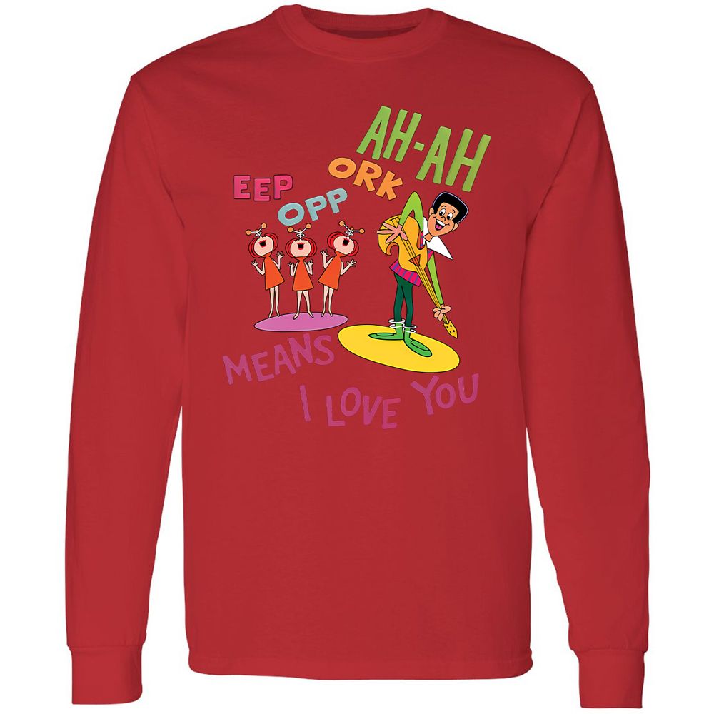 Long Sleeve T-Shirt - 7WQA9DF1 - Red - 14
