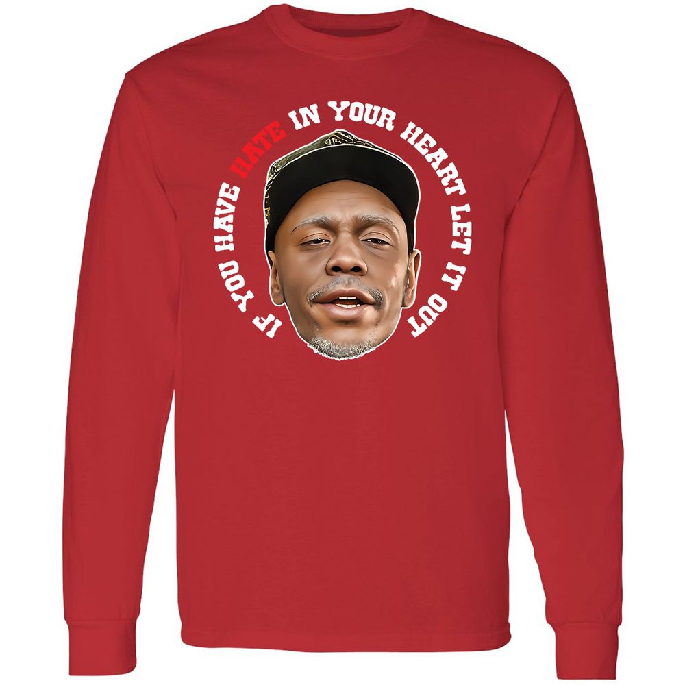 Long Sleeve T-Shirt - V6QH485N - Red - 14