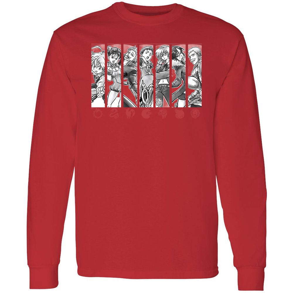 Long Sleeve T-Shirt - P81RMQZZ - Red - 14