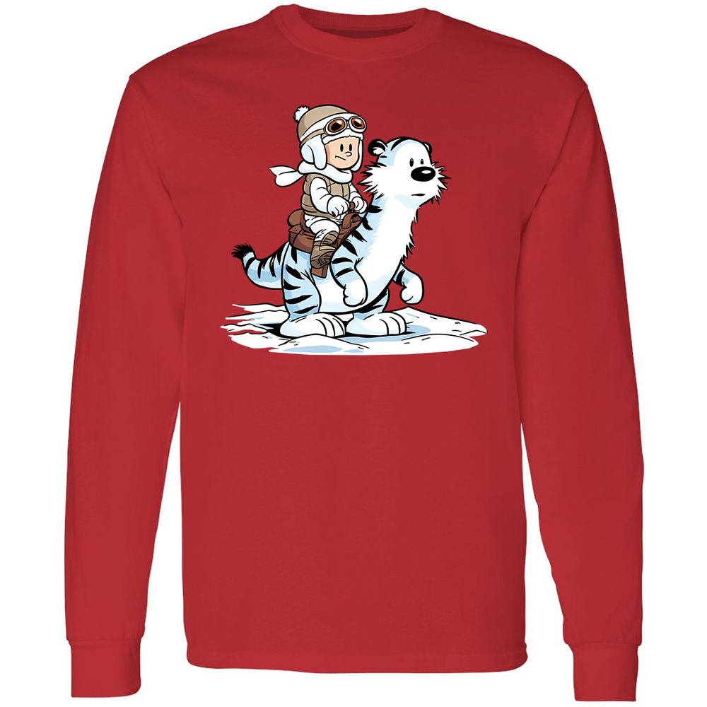 Long Sleeve T-Shirt - 4EJU4KV9 - Red - 14