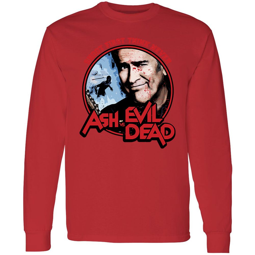 Long Sleeve T-Shirt - LFHJND7F - Red - 14