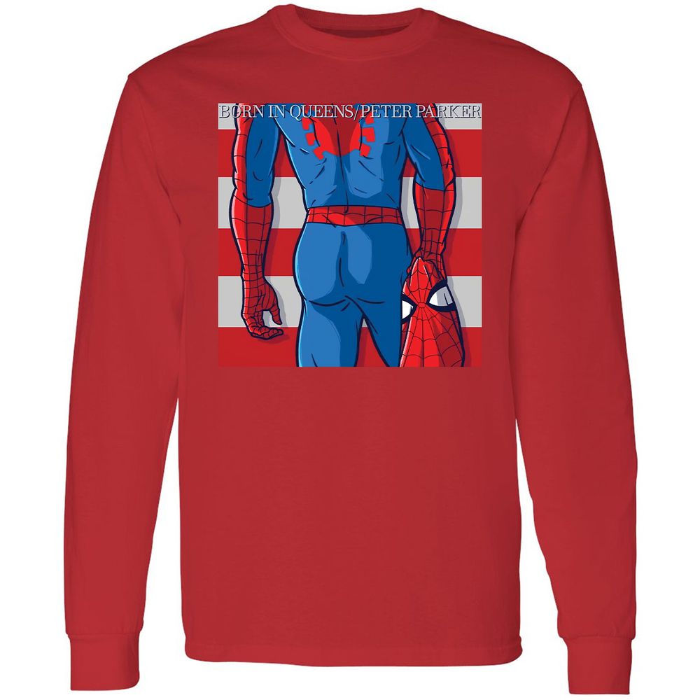 Long Sleeve T-Shirt - UL77W13W - Red - 14