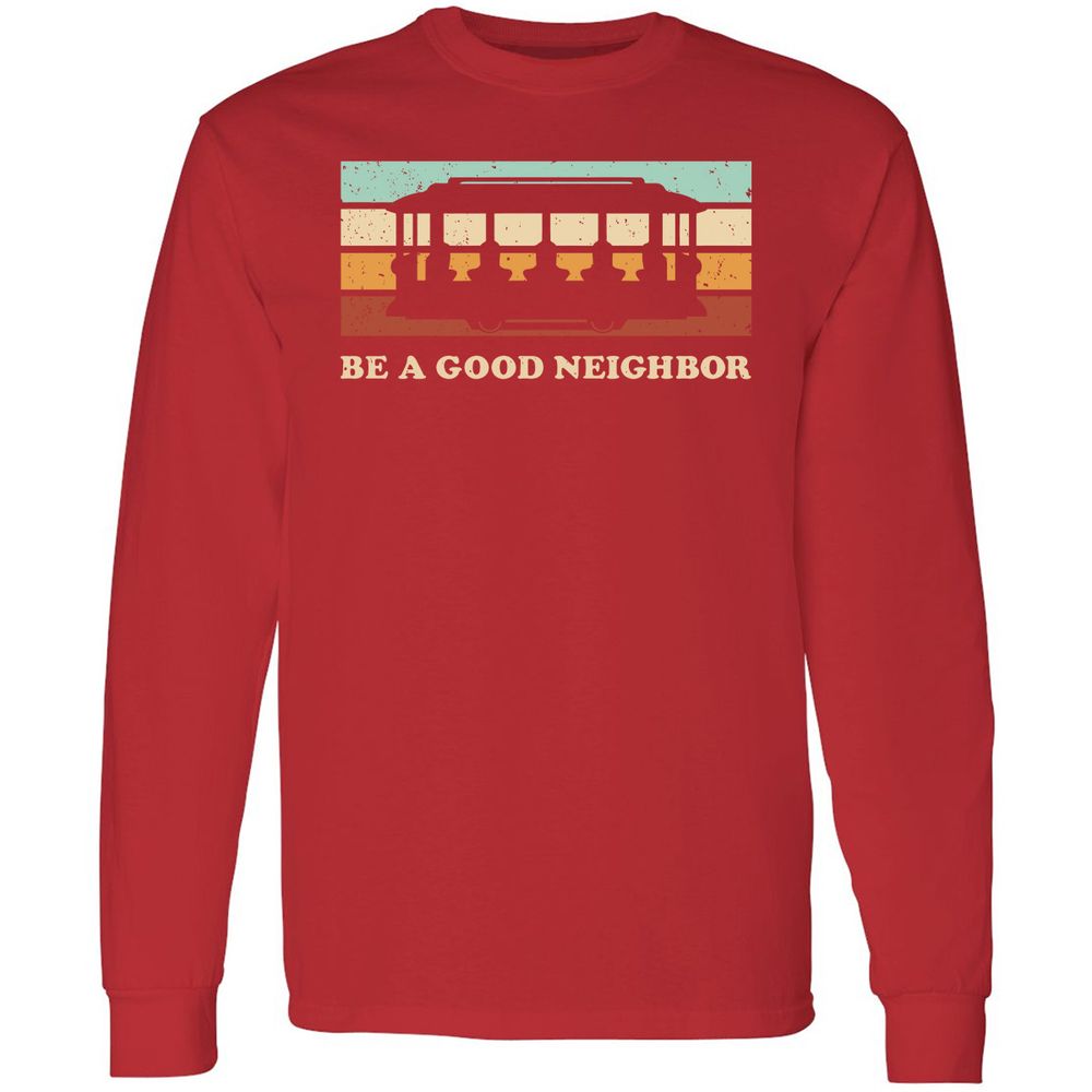 Long Sleeve T-Shirt - 7TWM6V98 - Red - 14