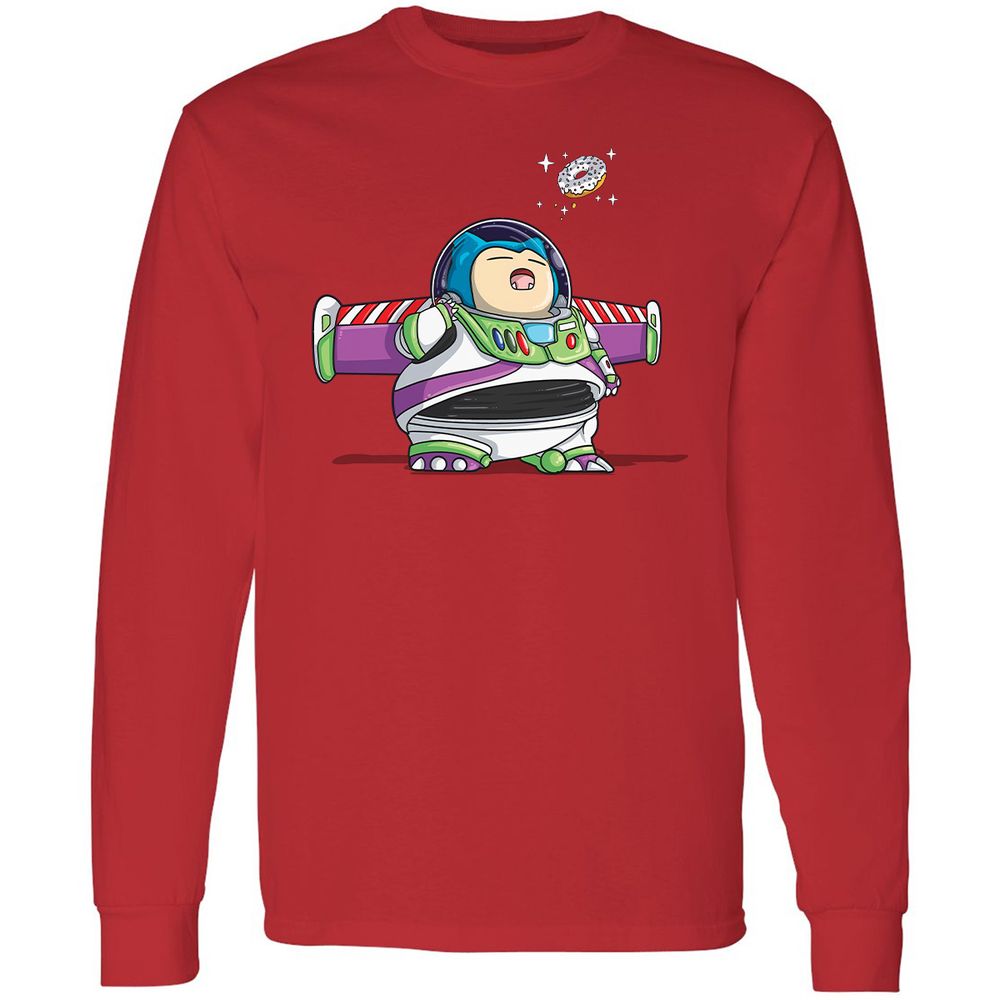 Long Sleeve T-Shirt - 61V485JH - Red - 14