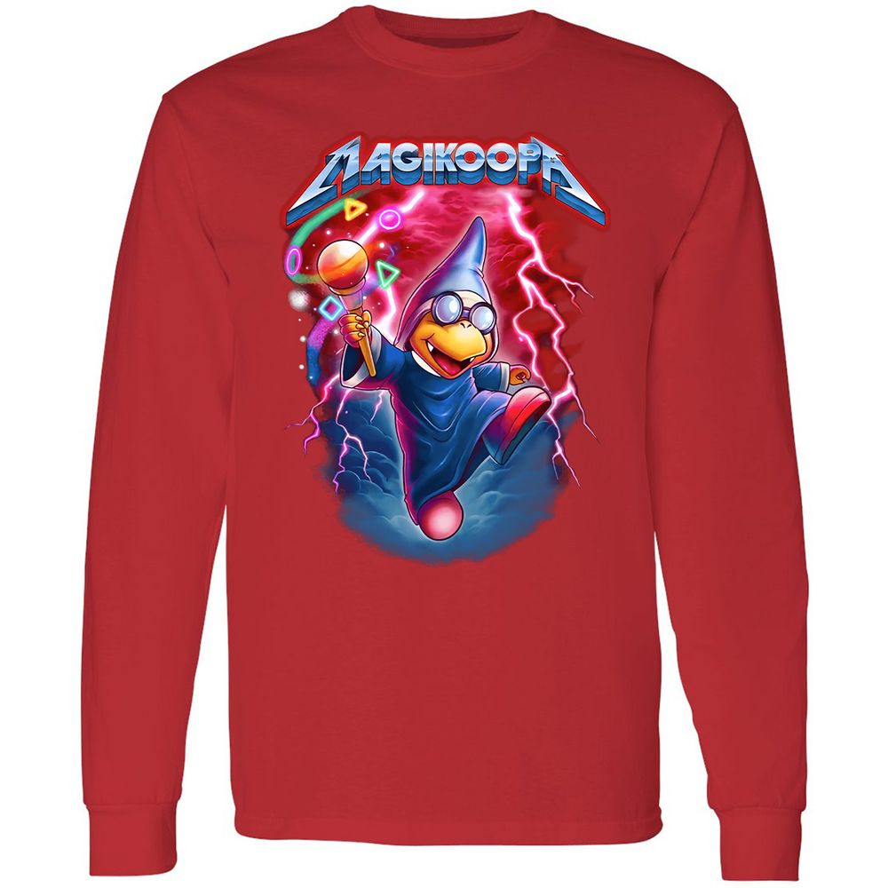 Long Sleeve T-Shirt - 3DVKE71C - Red - 14