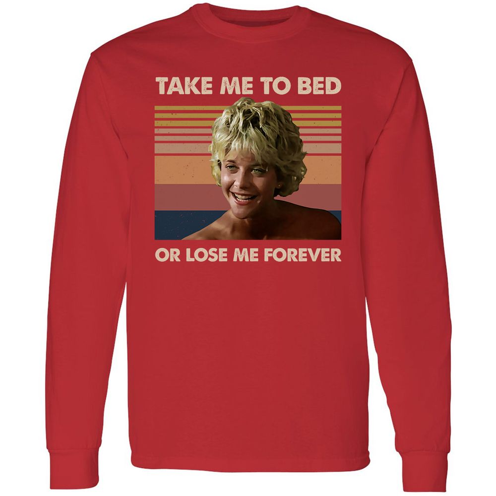 Long Sleeve T-Shirt - AZGL5K5T - Red - 14