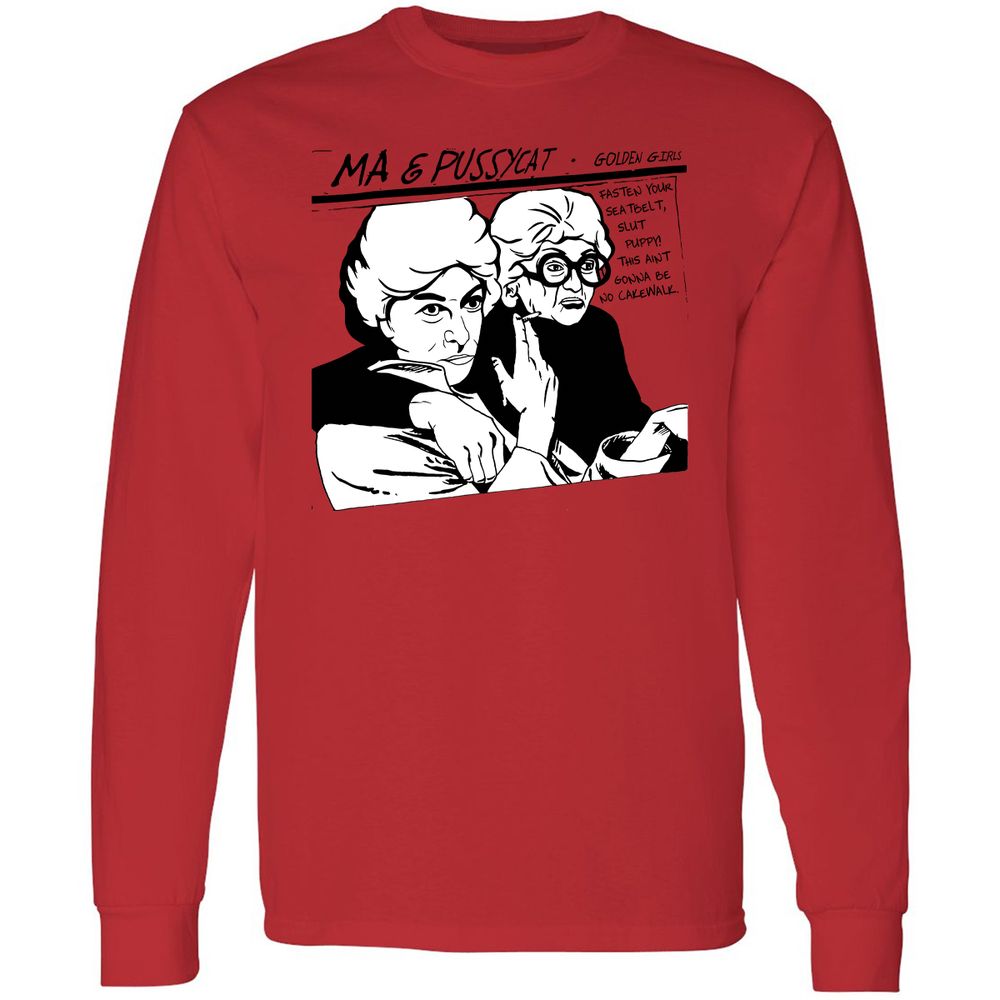 Long Sleeve T-Shirt - 7RLAC1SS - Red - 14
