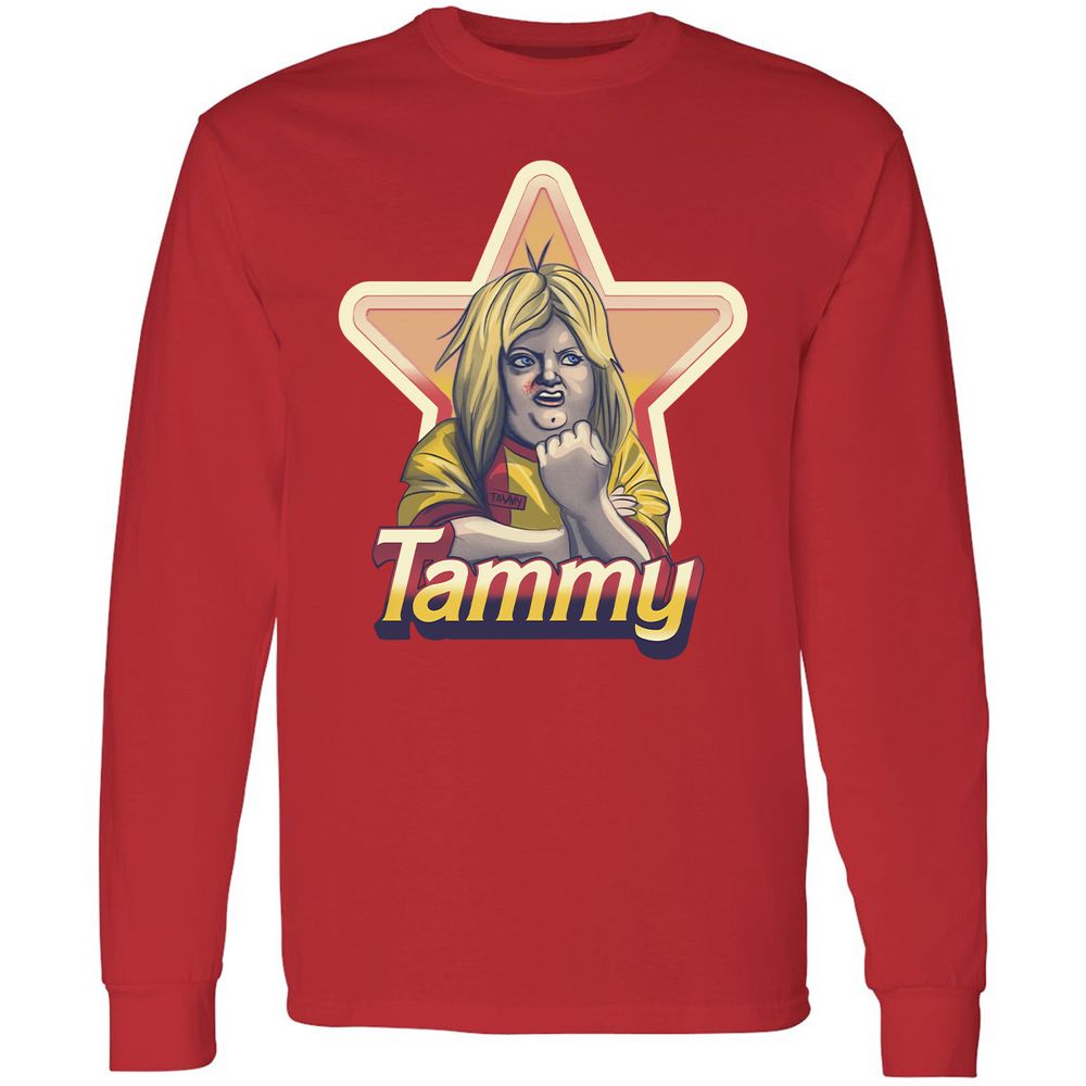 Long Sleeve T-Shirt - 7DLU21CN - Red - 14