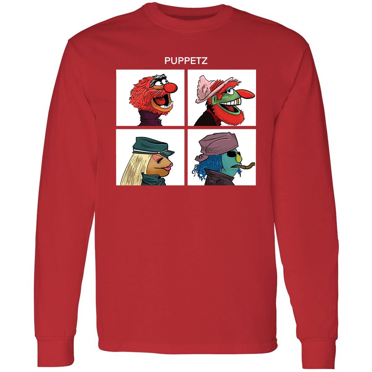 Long Sleeve T-Shirt - TEYAJW7Q - Red - 14