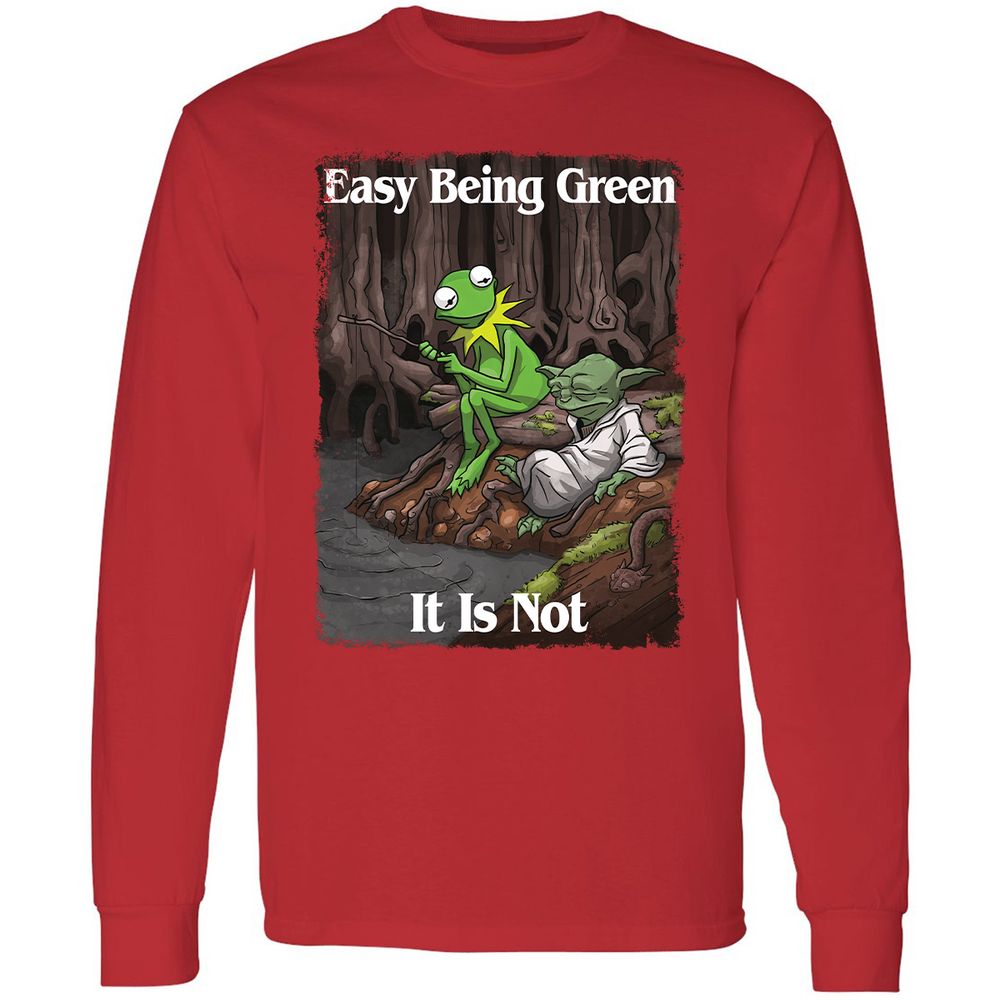 Long Sleeve T-Shirt - M39GT3QX - Red - 14