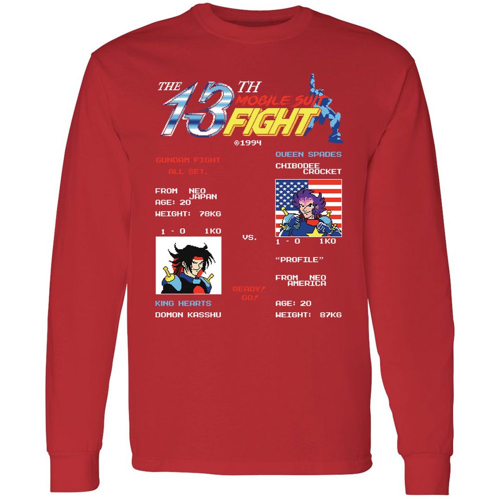 Long Sleeve T-Shirt - 45TJH3RE - Red - 14