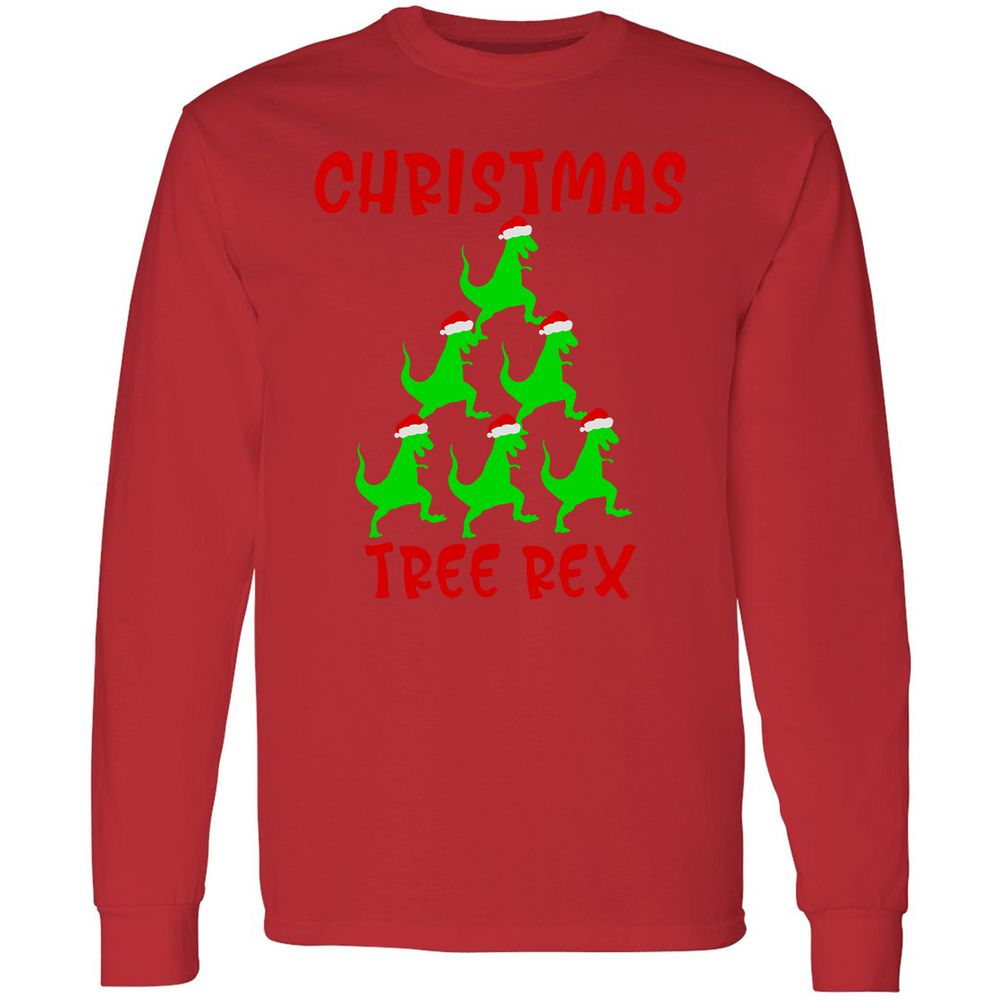 Long Sleeve T-Shirt - 3BF63QZW - Red - 14