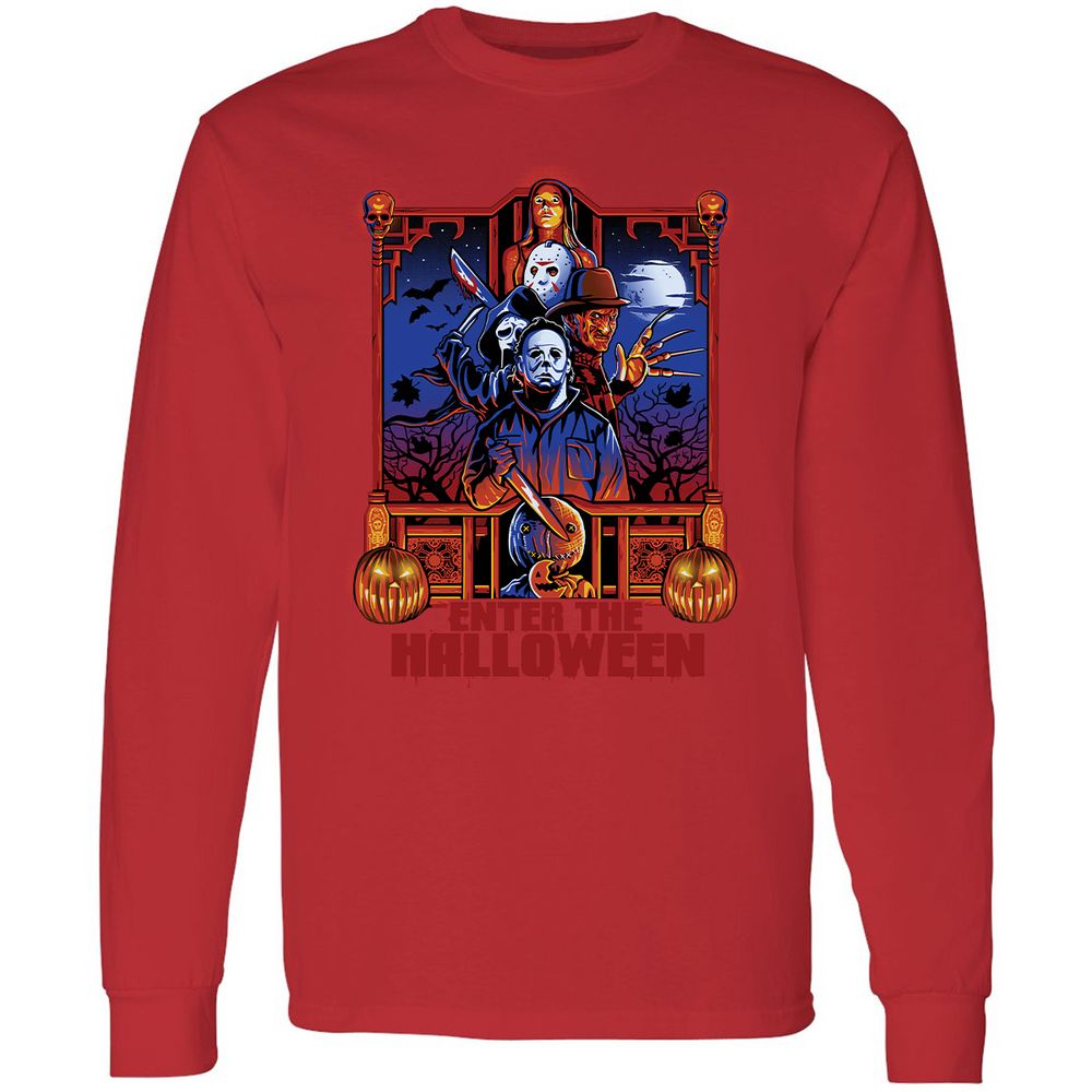 Long Sleeve T-Shirt - CHRRBYG8 - Red - 14