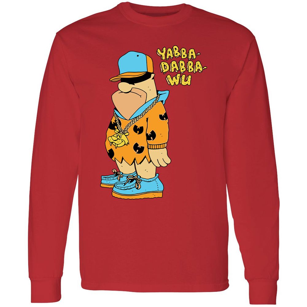 Long Sleeve T-Shirt - QXT4Z51Q - Red - 14