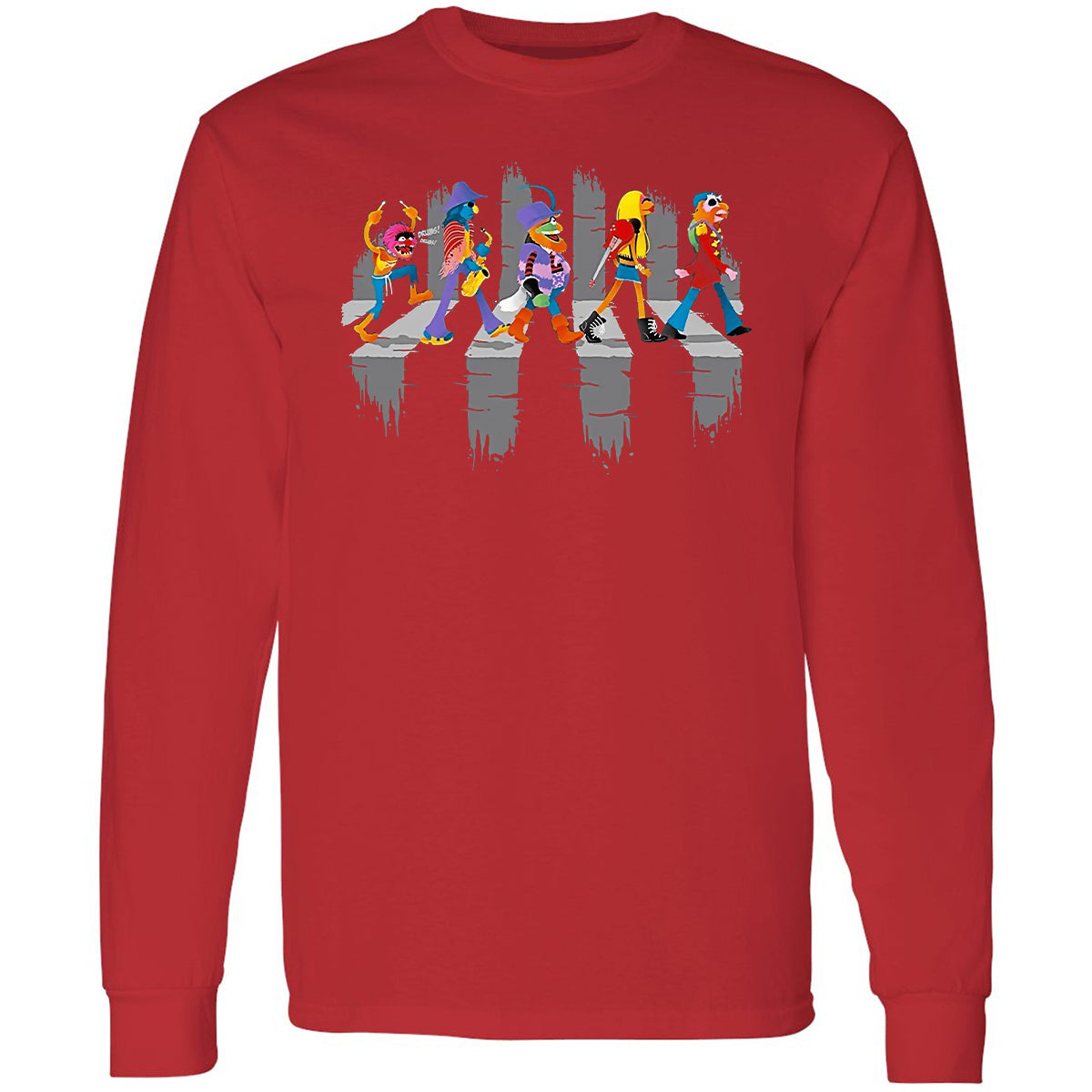 Long Sleeve T-Shirt - SRMFUGUP - Red - 14