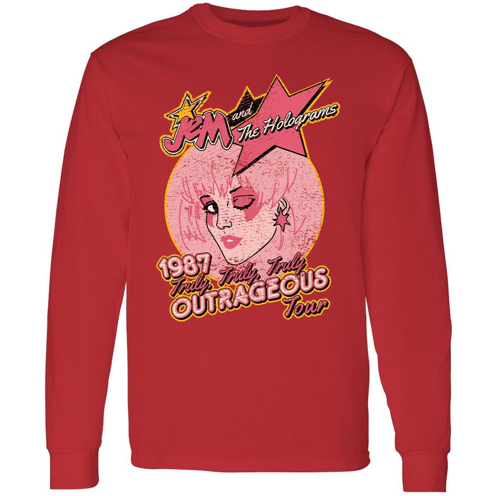 Long Sleeve T-Shirt - KNQA7F52 - Red - 14