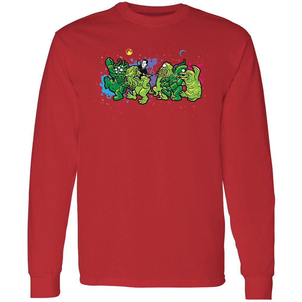 Long Sleeve T-Shirt - A6VXN9G8 - Red - 14