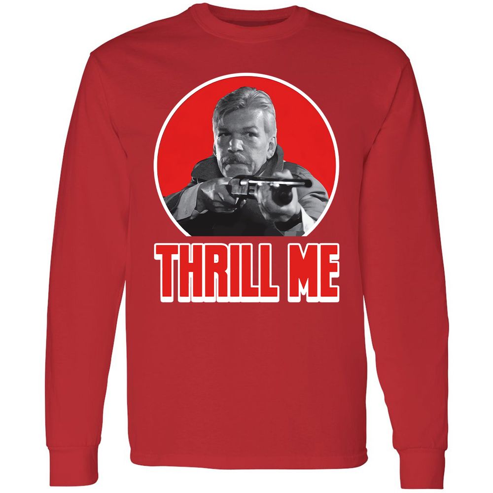 Long Sleeve T-Shirt - CRL87BTD - Red - 14