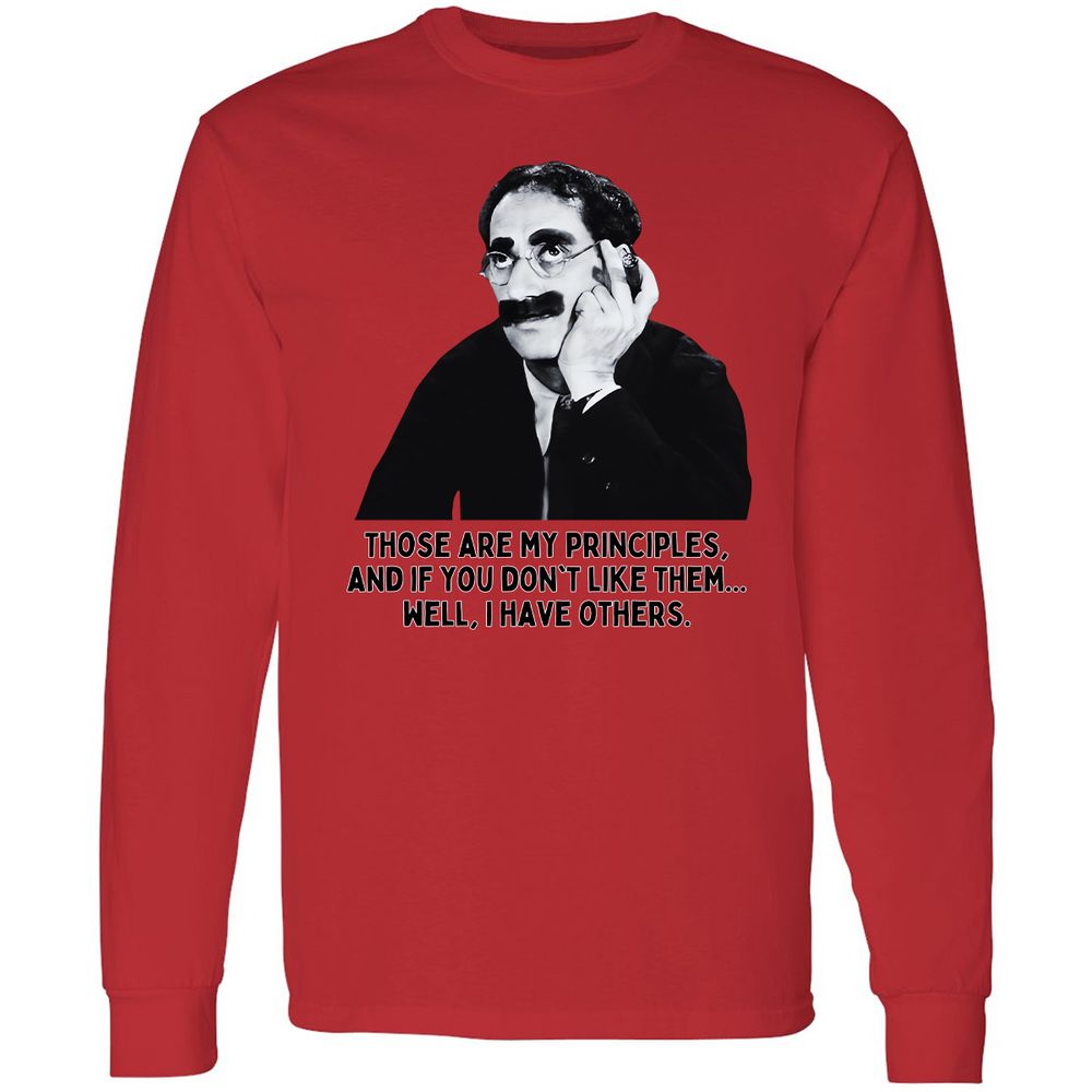 Long Sleeve T-Shirt - NRZGMQT2 - Red - 14