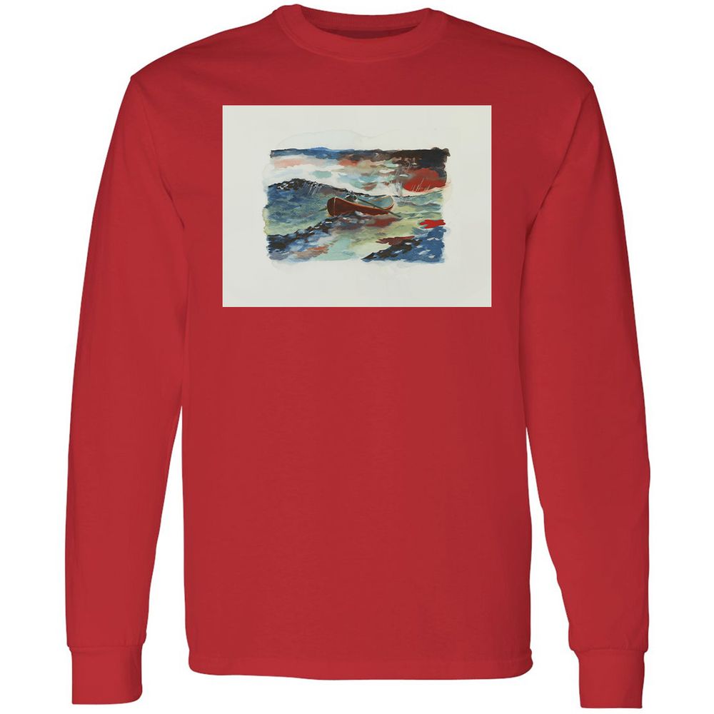 Long Sleeve T-Shirt - THWHP773 - Red - 14