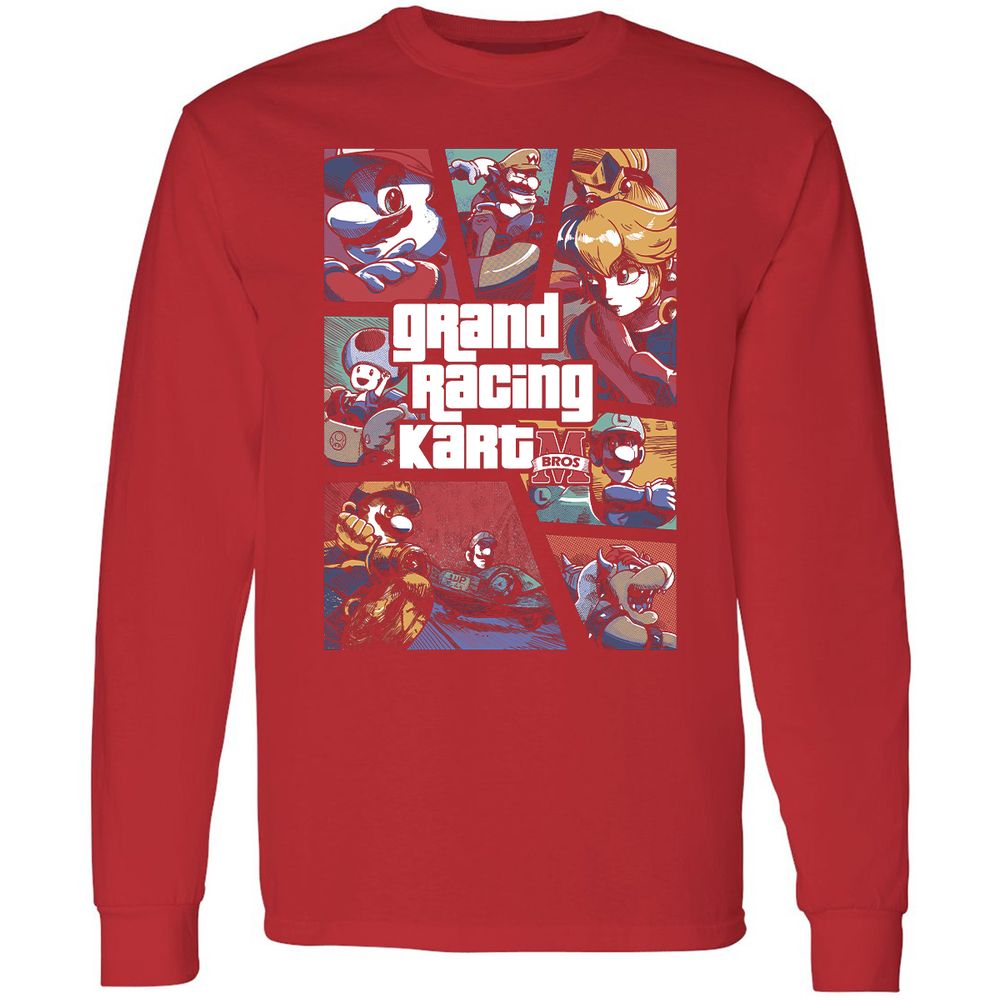 Long Sleeve T-Shirt - 9UQFHXLC - Red - 14