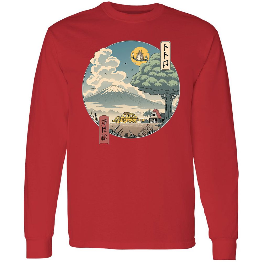 Long Sleeve T-Shirt - 5KUF9F3R - Red - 14