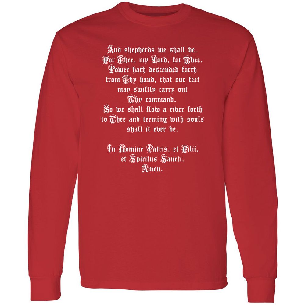 Long Sleeve T-Shirt - 56D5BQ6J - Red - 14