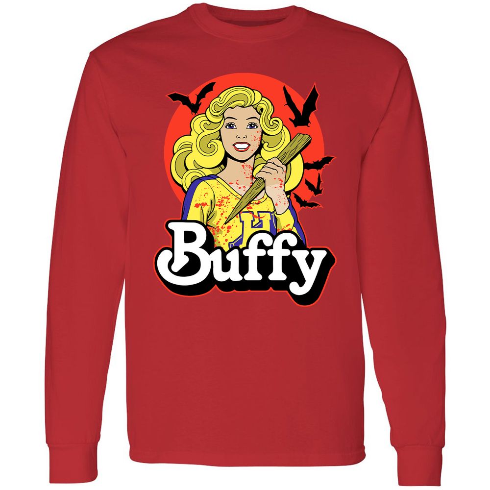 Long Sleeve T-Shirt - 9HU9FTLQ - Red - 14