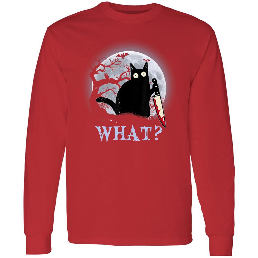 Long Sleeve T-Shirt - KQCBD2XT - Red - 14