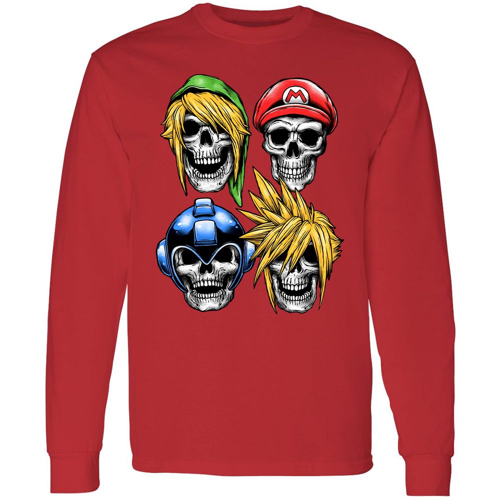 Long Sleeve T-Shirt - WGE2Y9FT - Red - 14