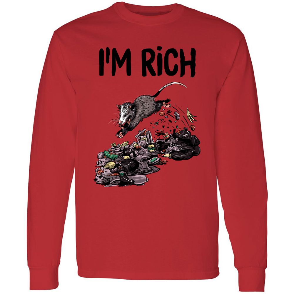 Long Sleeve T-Shirt - KTV3M69T - Red - 14