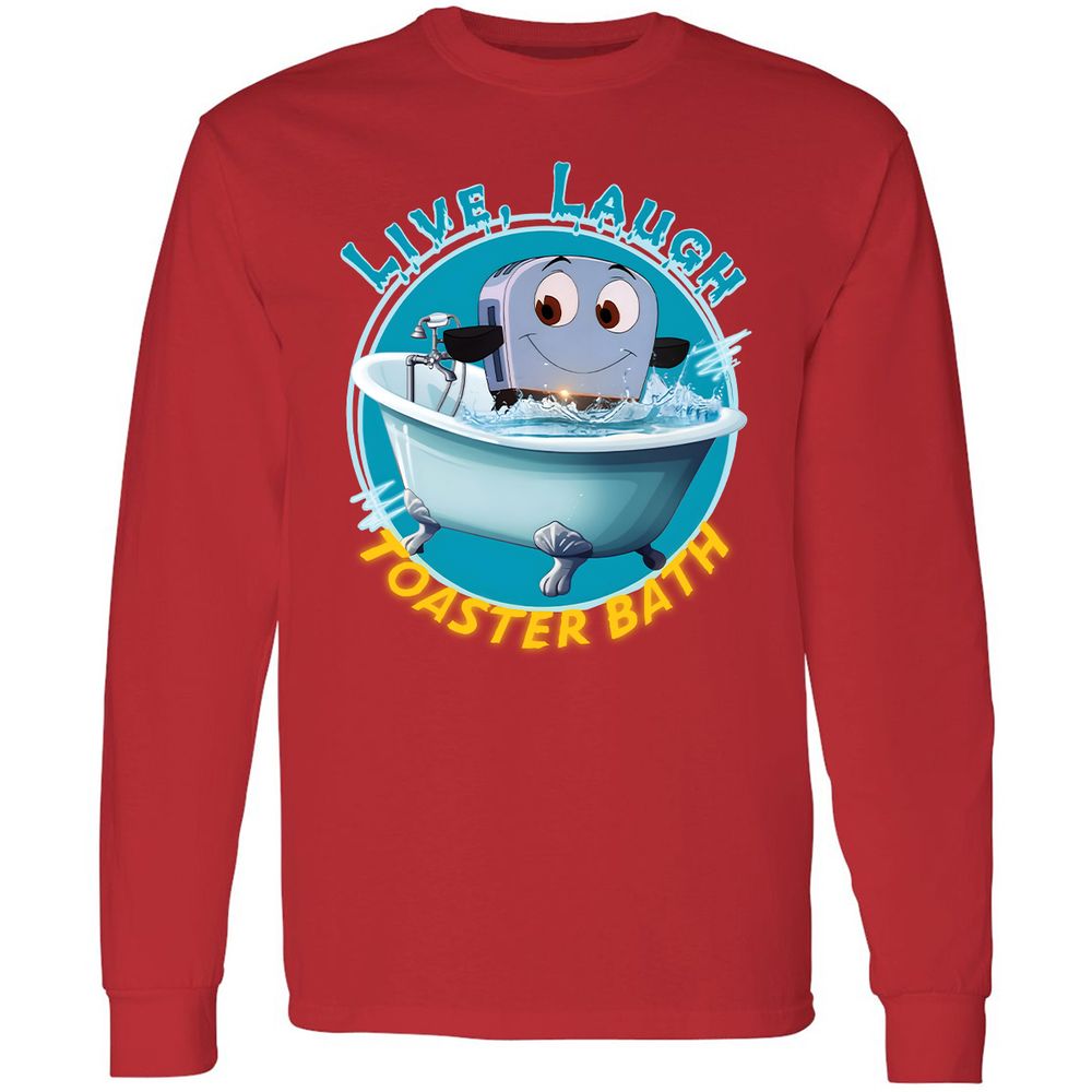 Long Sleeve T-Shirt - QERGG2KV - Red - 14