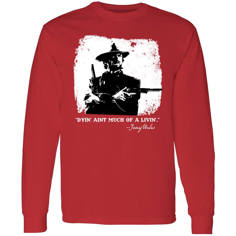 Long Sleeve T-Shirt - 8AY1JKTQ - Red - 14