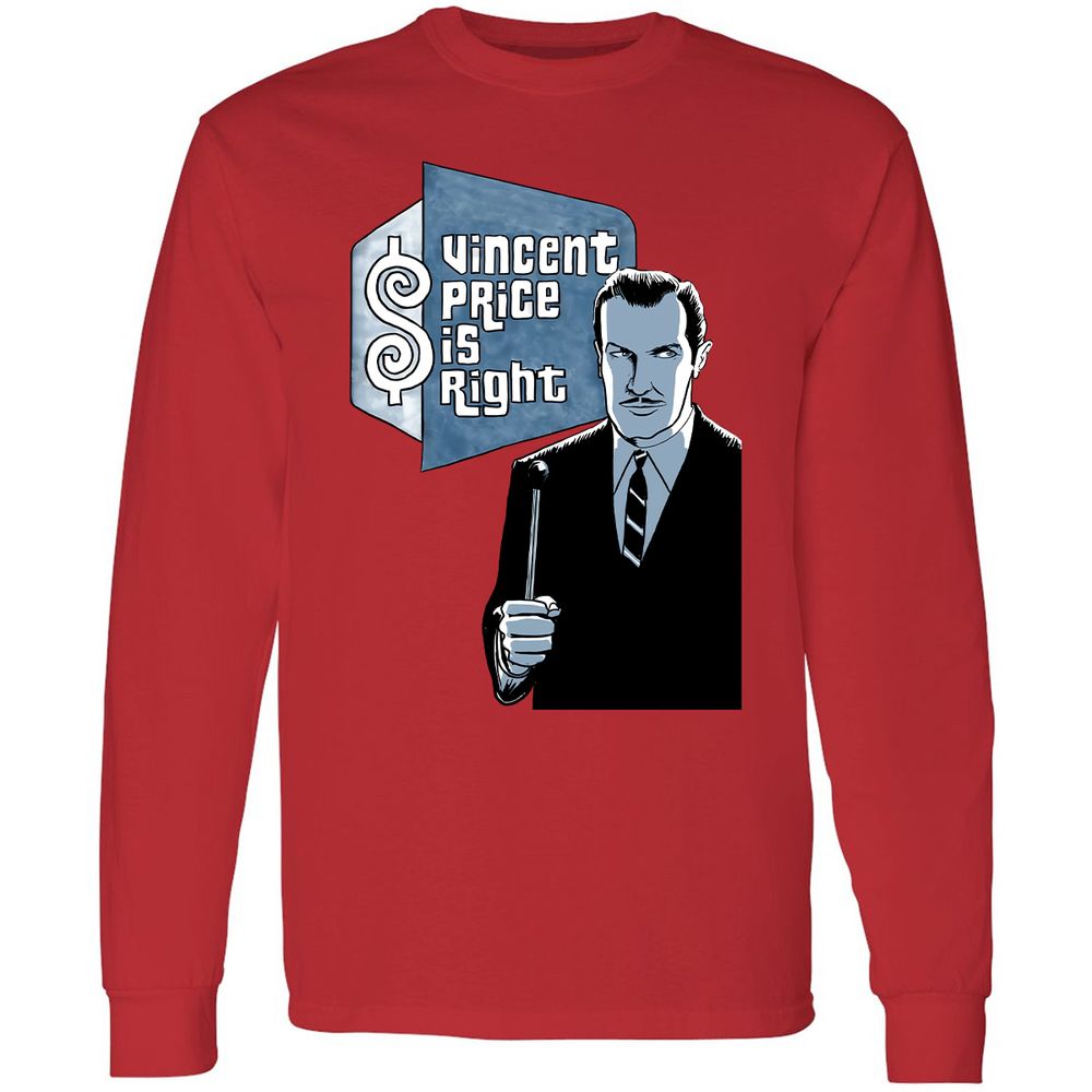 Long Sleeve T-Shirt - KRK8YWXU - Red - 14