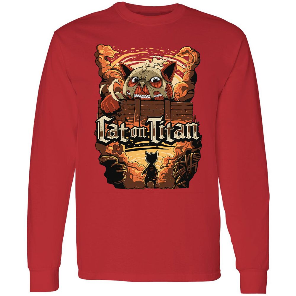 Long Sleeve T-Shirt - E299T52W - Red - 14