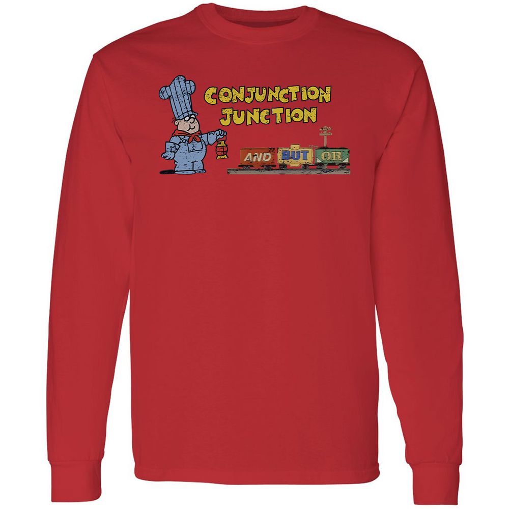 Long Sleeve T-Shirt - QVHULNJN - Red - 14