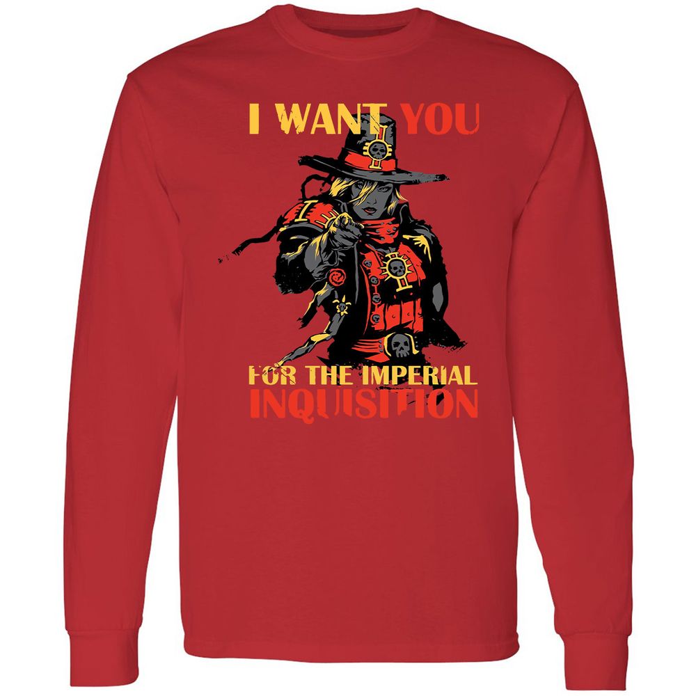 Long Sleeve T-Shirt - KCGVJYFG - Red - 14