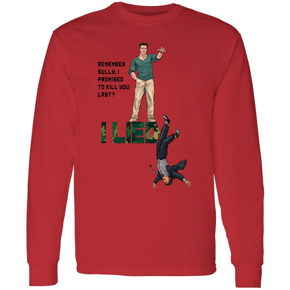 Long Sleeve T-Shirt - EUPC61RN - Red - 14