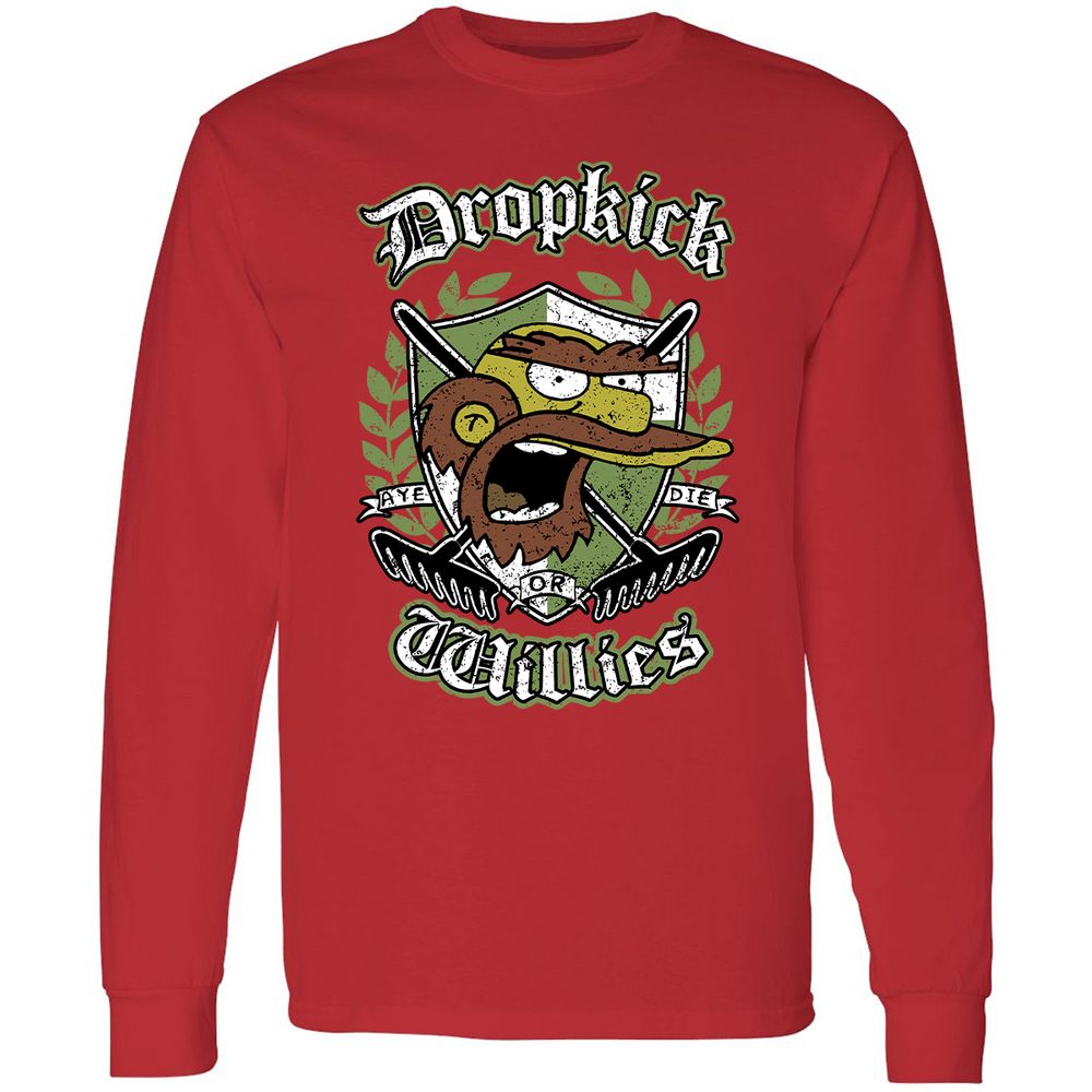 Long Sleeve T-Shirt - M75NPY72 - Red - 14