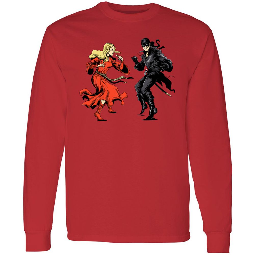 Long Sleeve T-Shirt - HAQXCRDK - Red - 14