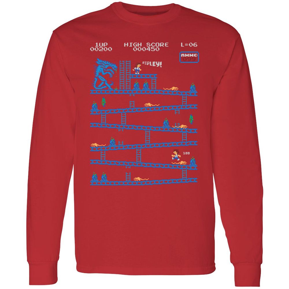 Long Sleeve T-Shirt - 4JCSS58P - Red - 14