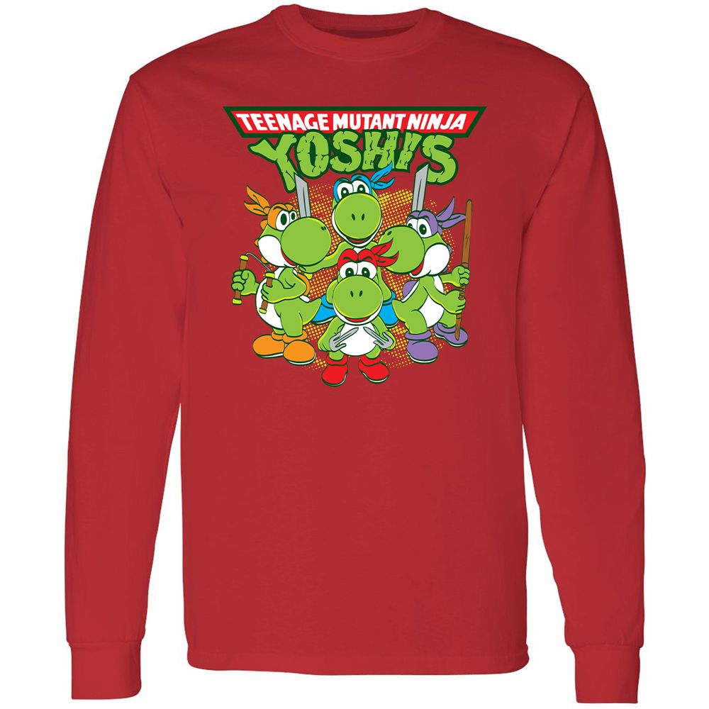 Long Sleeve T-Shirt - BPYK6ZTL - Red - 14