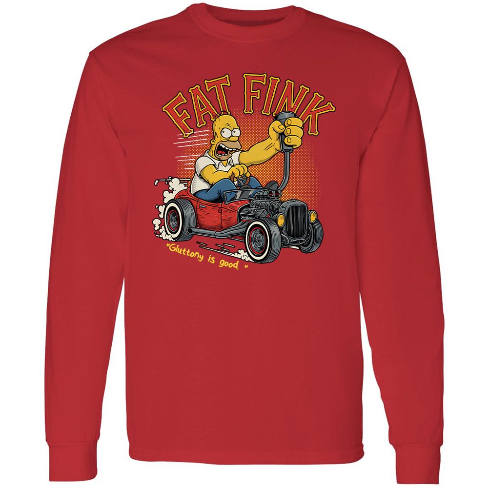 Long Sleeve T-Shirt - RKDB4ZQ2 - Red - 14