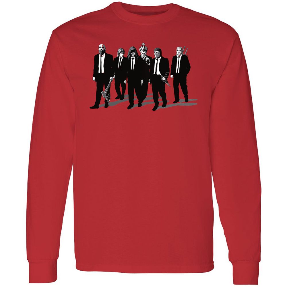 Long Sleeve T-Shirt - UMH1S786 - Red - 14