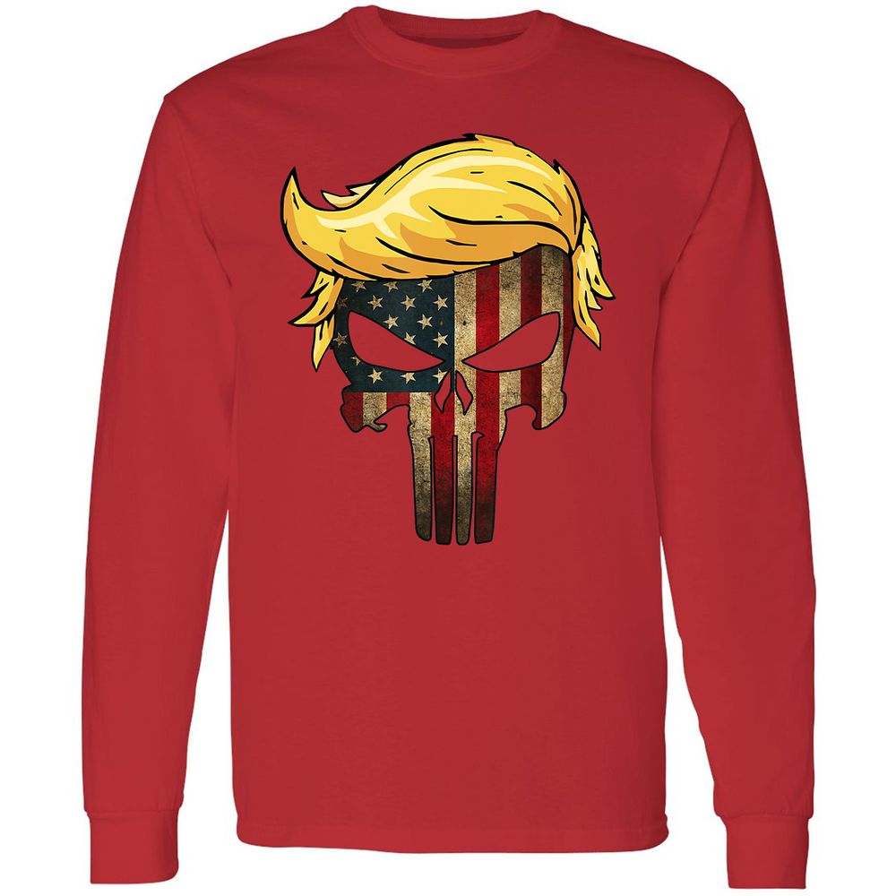 Long Sleeve T-Shirt - J7WH6RMP - Red - 14